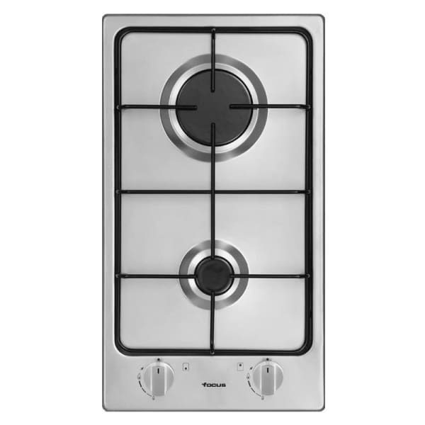 Plaque à Gaz FOCUS 2 Feux Inox (F.813X) Plaque à Gaz FOCUS 2 Feux Inox (F.813X)